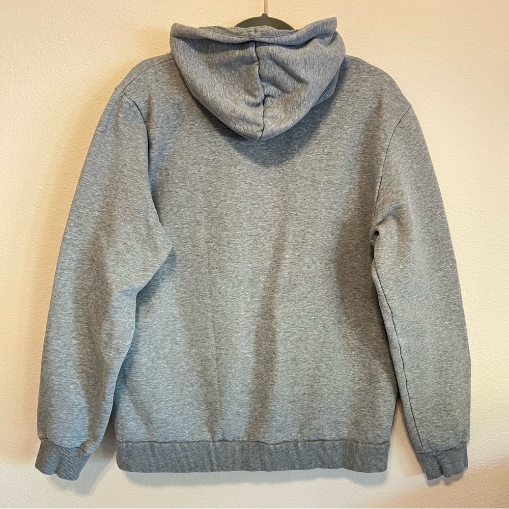 Puma Pullover Hoodie, grey, 3D front embossing, men’s size L - Picture 7 of 13